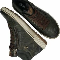 Remonte Dames Sneaker - Groen - Maat 38 -Dames-schoenen Verkoop 550x616 3