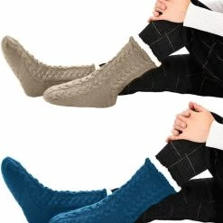 JAXY Huissokken - Huissokken Dames En Heren - Verwarmde Sokken - Anti Slip Sokken - Fleece Sokken - Dikke Sokken - Fluffy Sokken - Slofsokken - Warme Sokken - Bedsokken - Gevoerde Sokken - Winter Sokken - 2 Paar - Petrol + Beige 15 JAXY Huissokken - Huissokken Dames En Heren - Verwarmde Sokken - Anti Slip Sokken - Fleece Sokken - Dikke Sokken - Fluffy Sokken - Slofsokken - Warme Sokken - Bedsokken - Gevoerde Sokken - Winter Sokken - 2 Paar - Petrol + Beige -Dames-schoenen Verkoop 550x622