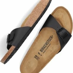 Birkenstock Madrid Dames Slippers Small Fit - Black - Maat 36 -Dames-schoenen Verkoop 550x624 2