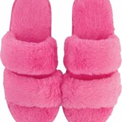 Hunkemöller Dames Accessoires Slippers Fake Fur - Roze - Maat 36/37 -Dames-schoenen Verkoop 550x628 1