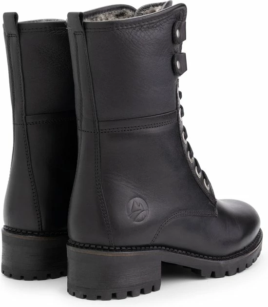 Travelin Myre - Leren Enkellaarzen - Dames - Wol Gevoerd - Zwart Leer - Maat 39 5 Travelin Myre - Leren Enkellaarzen - Dames - Wol Gevoerd - Zwart Leer - Maat 39 - Afbeelding 3