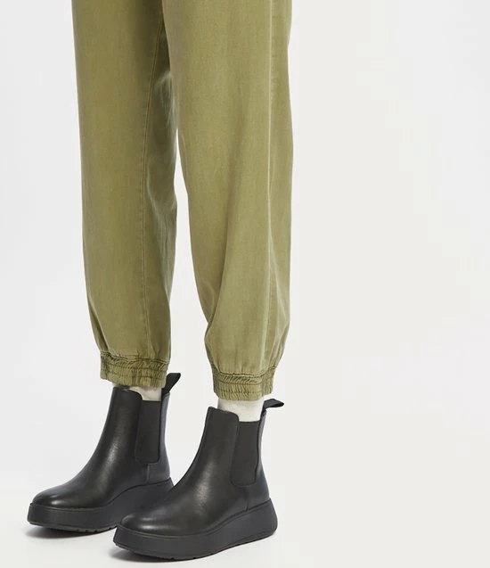 FitFlop F-Mode Leather Flatform Chelsea Boots ZWART - Maat 40 10 FitFlop F-Mode Leather Flatform Chelsea Boots ZWART - Maat 40 - Afbeelding 8