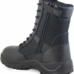 MAGNUM Centurion 8.0 SZ Sidezip - Heren Tactische Laarzen Inzetlaarzen Militaire Politie Security Boots Zwart M801385-021 - Maat EU 40 UK 6.5 -Dames-schoenen Verkoop 550x642 3