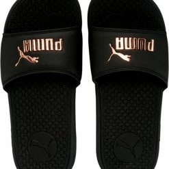 Puma Slippers - Maat 35.5 - Vrouwen - Zwart - Goud -Dames-schoenen Verkoop 550x644 3
