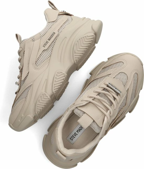 Steve Madden Possession Lage Sneakers - Dames - Beige - Maat 41 7 Steve Madden Possession Lage Sneakers - Dames - Beige - Maat 41 - Afbeelding 5