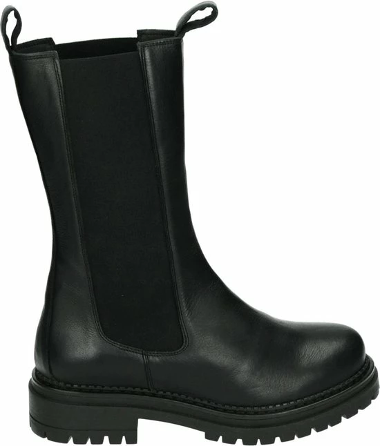 Cashott Vrouwen Leren Chelsea Boots / Laarzen / Damesschoenen 24204 - Zwart - Maat 38 12 Cashott Vrouwen Leren Chelsea Boots / Laarzen / Damesschoenen 24204 - Zwart - Maat 38 - Afbeelding 10