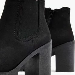 Graceland Zwarte Chelsea Boot Hak - Maat 42 -Dames-schoenen Verkoop 550x652 4