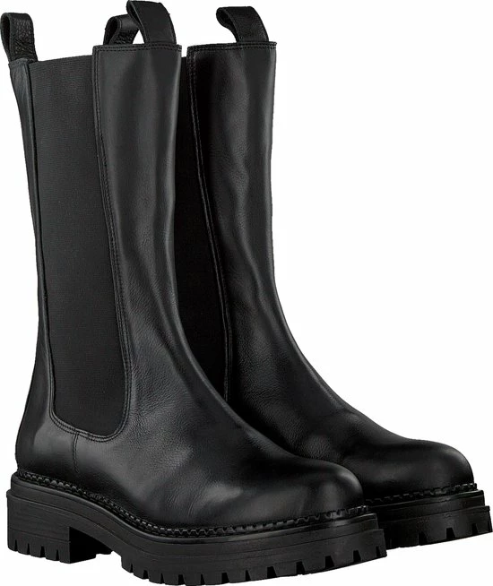 Cashott Vrouwen Leren Chelsea Boots / Laarzen / Damesschoenen 24204 - Zwart - Maat 38 13 Cashott Vrouwen Leren Chelsea Boots / Laarzen / Damesschoenen 24204 - Zwart - Maat 38 - Afbeelding 11