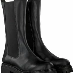 Cashott Vrouwen Leren Chelsea Boots / Laarzen / Damesschoenen 24204 - Zwart - Maat 38 37 Cashott Vrouwen Leren Chelsea Boots / Laarzen / Damesschoenen 24204 - Zwart - Maat 38 -Dames-schoenen Verkoop 550x654 4