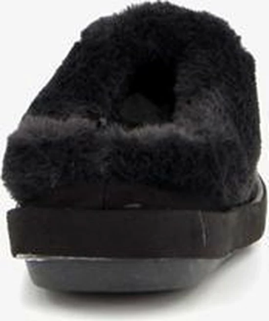 Thu!s Dames Pantoffels - Zwart - Maat 38 - Sloffen 6 Thu!s Dames Pantoffels - Zwart - Maat 38 - Sloffen - Afbeelding 4