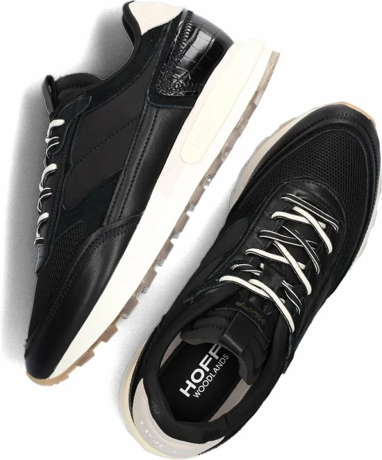The Hoff Brand Woodlands Lage Sneakers - Leren Sneaker - Dames - Zwart - Maat 37 15 The Hoff Brand Woodlands Lage Sneakers - Leren Sneaker - Dames - Zwart - Maat 37 - Afbeelding 13