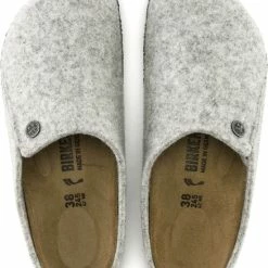 Birkenstock Zermatt Pantoffels Light Grey Regular-fit | Grijs | Wolvilt | Maat 50 -Dames-schoenen Verkoop 550x667 1