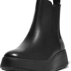 FitFlop F-Mode Leather Flatform Chelsea Boots ZWART - Maat 40 13 FitFlop F-Mode Leather Flatform Chelsea Boots ZWART - Maat 40 -Dames-schoenen Verkoop 550x667 4