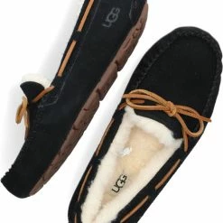 UGG Dakota Dames Sloffen - Black - Maat 40 -Dames-schoenen Verkoop 550x669