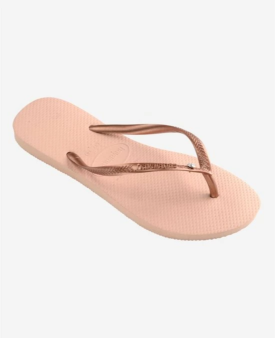 Havaianas Slim Glitter II Dames Slippers - Ballet Rose/ Golden Blush - Maat 37/38 11 Havaianas Slim Glitter II Dames Slippers - Ballet Rose/ Golden Blush - Maat 37/38 - Afbeelding 9