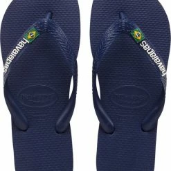 Havaianas Brasil Logo Unisex Slippers - Navy Blue - Maat 35/36 21 Havaianas Brasil Logo Unisex Slippers - Navy Blue - Maat 35/36 -Dames-schoenen Verkoop 550x681 3