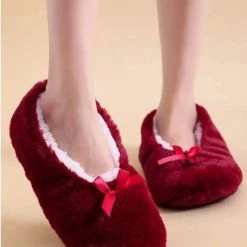 Sorprese Cosy – Pantoffels Dames – Rood – Maat 39-41 – Sloffen Dames - Sinterklaas - Cadeau