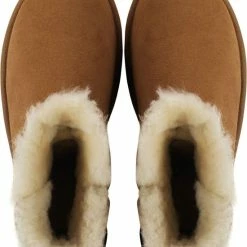 UGG Vrouwen Suède Enkellaarsjes / Laarzen / Damesschoenen 1112481 - Cognac - Maat 38.5 -Dames-schoenen Verkoop 550x692 1