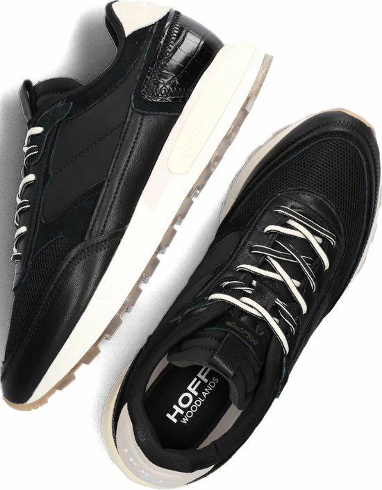 The Hoff Brand Woodlands Lage Sneakers - Leren Sneaker - Dames - Zwart - Maat 37 7 The Hoff Brand Woodlands Lage Sneakers - Leren Sneaker - Dames - Zwart - Maat 37 - Afbeelding 5