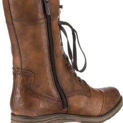 Mustang Dames Veterboot - Cognac - Maat 40 57 Mustang Dames Veterboot - Cognac - Maat 40 -Dames-schoenen Verkoop 550x715 3