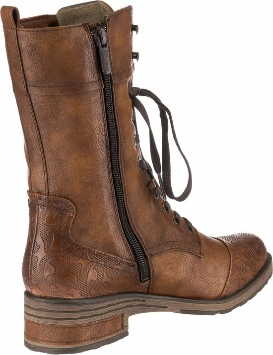 Mustang Dames Veterboot - Cognac - Maat 40 26 Mustang Dames Veterboot - Cognac - Maat 40 - Afbeelding 24