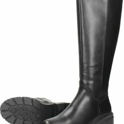 POSH By Poelman NORI Dames Hoge Laarzen - Zwart - Maat 40 -Dames-schoenen Verkoop 550x721