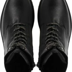 Piedi Nudi Veterboots Dames / Laarzen / Damesschoenen - Leer - 2702-02.01PN Led - Zwart - Maat 41 -Dames-schoenen Verkoop 550x723 3