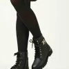 Mexx Laarzen Kyana - Zwart - Dames - Boots - Vetersluiting - Maat 42 - Laarzen - Laarzen Dames