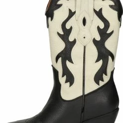 Nelson Dames Cowboylaars - Zwart Wit - Maat 40 11 Nelson Dames Cowboylaars - Zwart Wit - Maat 40 -Dames-schoenen Verkoop 550x727 2
