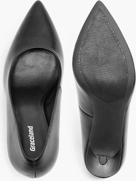 Graceland Zwarte Pump Spitse Neus - Maat 41 6 Graceland Zwarte Pump Spitse Neus - Maat 41 - Afbeelding 4