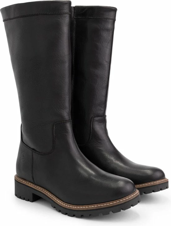 Travelin Varde - Leren Dameslaars - Wol Gevoerd - Zwart Leer - Maat 39 4 Travelin Varde - Leren Dameslaars - Wol Gevoerd - Zwart Leer - Maat 39 - Afbeelding 2