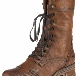 Mustang Dames Veterboot - Cognac - Maat 40 55 Mustang Dames Veterboot - Cognac - Maat 40 -Dames-schoenen Verkoop 550x731 4