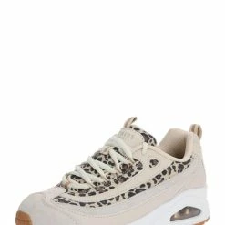 Skechers Uno Wild Streets Dames Sneakers - White/Leopard - Maat 39 -Dames-schoenen Verkoop 550x733 11