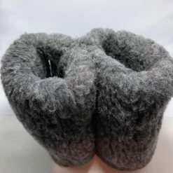Geen Merknaam Schapenwollen Sloffen Grijs Maat 38 100% Natuurproduct Comfortabele Nieuwe Luxe Sloffen Direct Leverbaar Handgemaakt - Sheep - Wool - Shuffle - Woolen Slippers - Schoen - Pantoffels - Warmers - Slof - -Dames-schoenen Verkoop 550x733 6