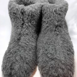 Geen Merknaam Schapenwollen Sloffen Grijs Maat 38 100% Natuurproduct Comfortabele Nieuwe Luxe Sloffen Direct Leverbaar Handgemaakt - Sheep - Wool - Shuffle - Woolen Slippers - Schoen - Pantoffels - Warmers - Slof - -Dames-schoenen Verkoop 550x733 7