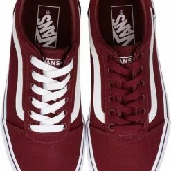 Vans Ward Canvas Dames Sneakers - Burgundy - Maat 39 -Dames-schoenen Verkoop 550x738 3