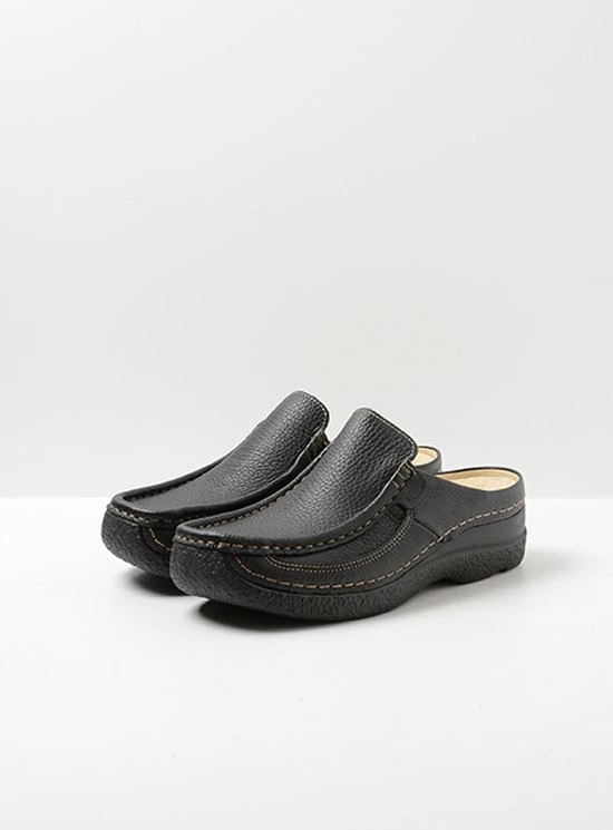 Wolky Comfortschoenen Roll Slide Zwart Leer 32 Wolky Comfortschoenen Roll Slide Zwart Leer - Afbeelding 30