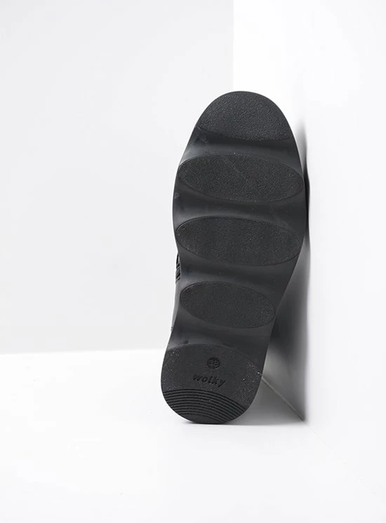 Wolky Veterschoenen Akita Zwart Leer 7 Wolky Veterschoenen Akita Zwart Leer - Afbeelding 5