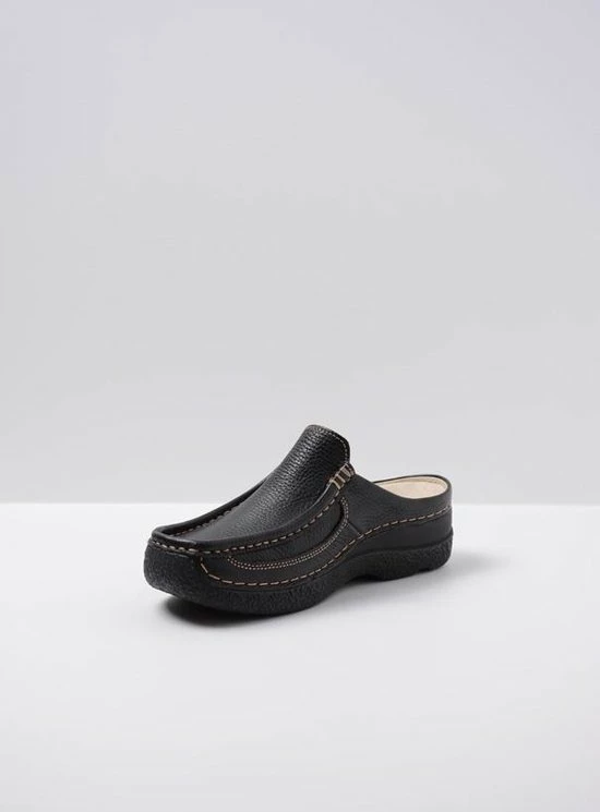 Wolky Comfortschoenen Roll Slide Zwart Leer 5 Wolky Comfortschoenen Roll Slide Zwart Leer - Afbeelding 3