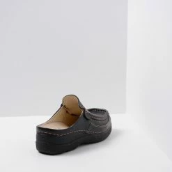 Wolky Comfortschoenen Roll Slide Zwart Leer 38 Wolky Comfortschoenen Roll Slide Zwart Leer -Dames-schoenen Verkoop 550x745 8