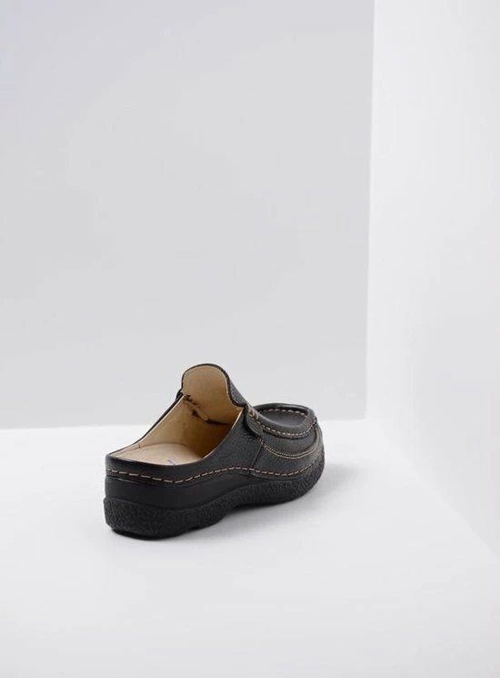 Wolky Comfortschoenen Roll Slide Zwart Leer 6 Wolky Comfortschoenen Roll Slide Zwart Leer - Afbeelding 4
