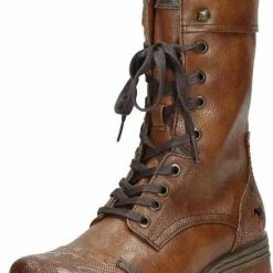 Mustang Dames Veterboot - Cognac - Maat 40 36 Mustang Dames Veterboot - Cognac - Maat 40 -Dames-schoenen Verkoop 550x756 5