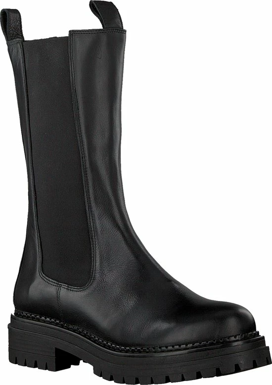 Cashott Vrouwen Leren Chelsea Boots / Laarzen / Damesschoenen 24204 - Zwart - Maat 38 16 Cashott Vrouwen Leren Chelsea Boots / Laarzen / Damesschoenen 24204 - Zwart - Maat 38 - Afbeelding 14