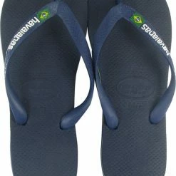 Havaianas Brasil Logo Unisex Slippers - Navy Blue - Maat 35/36 28 Havaianas Brasil Logo Unisex Slippers - Navy Blue - Maat 35/36 -Dames-schoenen Verkoop 550x779 3