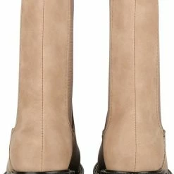 POSH By Poelman LEA Dames Chelsea Laarzen - Beige - Maat 38 -Dames-schoenen Verkoop 550x790 1