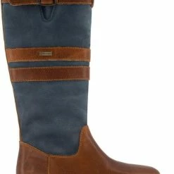 Travelin' Lindau Dames - Leren Outdoorlaars - Waterdicht En Ademend - Laarzen Blauw Leer - Maat 40