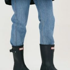 Hunter Dames Regenlaarzen Womens Original Short - Blauw - Maat 38 -Dames-schoenen Verkoop 550x794 2