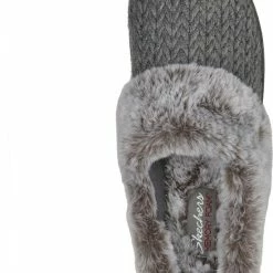Skechers COZY CAMPFIRE - COZY TIMES Dames Pantoffels - Grijs - Maat 38 -Dames-schoenen Verkoop 550x806